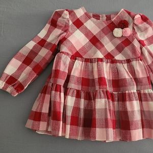 2T toddler girl Bonnie Jean plaid top